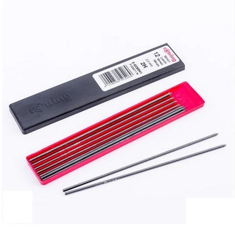 Автоматические механические свинцовые заправки Rotring HB/2B/2H 2 0 мм 1 шт.|Механические
