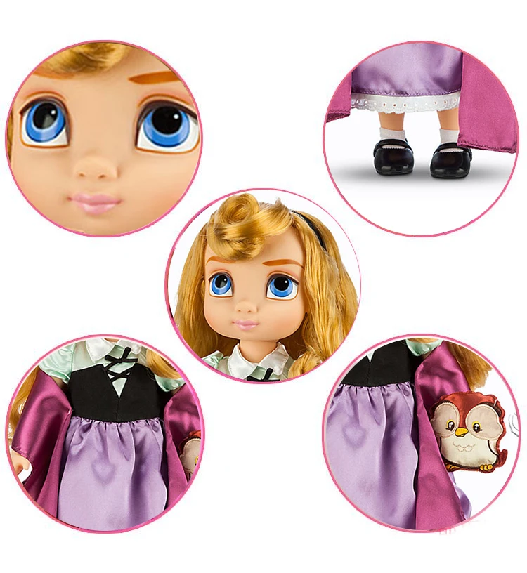 Оригинальная фигурка Принцессы Диснея Ариэль Аврора Белль Золушка Рапунцель