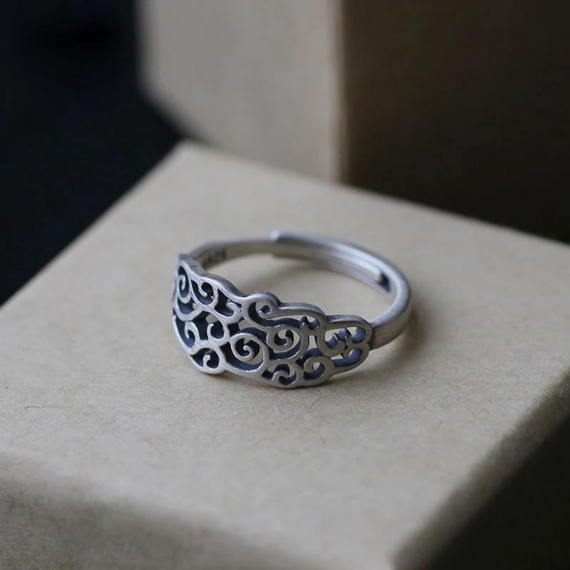 

Кольцо серебряное в стиле ретро для мужчин и женщин