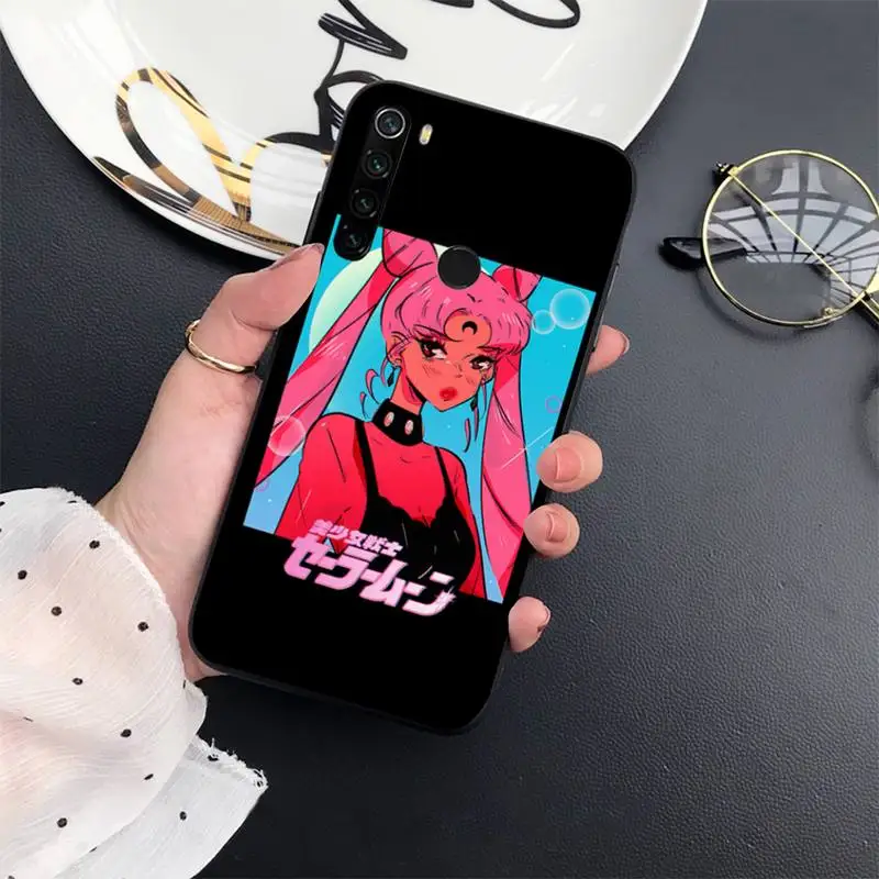

cartoon aesthetics girls anime Phone Case For Xiaomi Redmi 7 8 9t a3Pro 9se k20 mi8 max3 lite 9 note 9s 10 pro