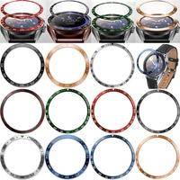steel bezel ring cases cover for samsung galaxy watch 3 45mm 41mm strap adhesive case smartwatch metal styling watch accessories
