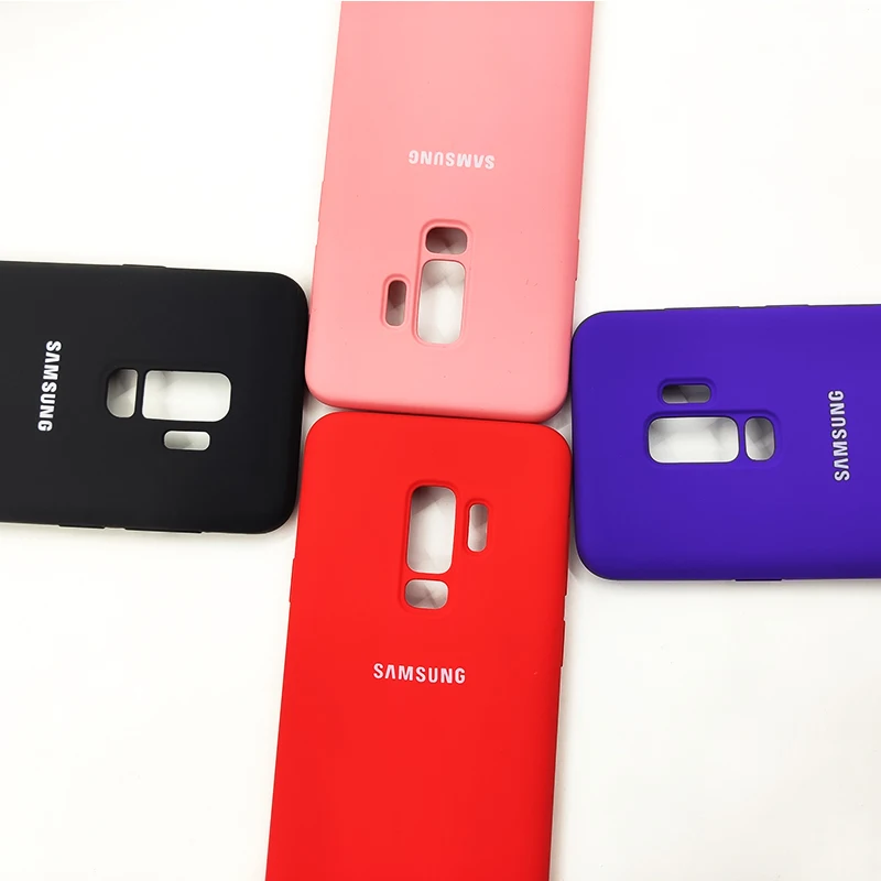 Чехол S9 Plus Samsung Galaxy S9/S9 + защитный чехол шелковистая Силиконовая задняя крышка
