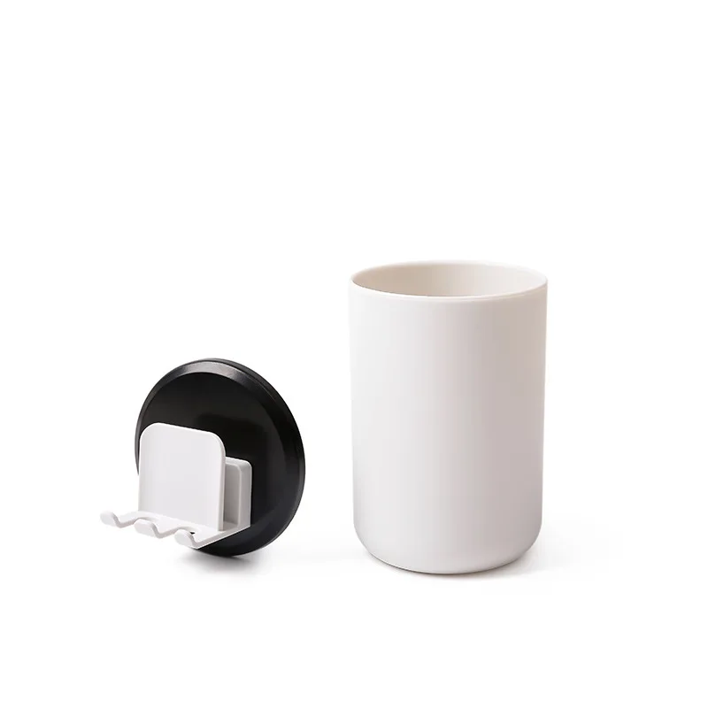 

Nordic style mouthwash cup toothbrush storage simple household multi-function wash station free punch rack bathroom supplies
