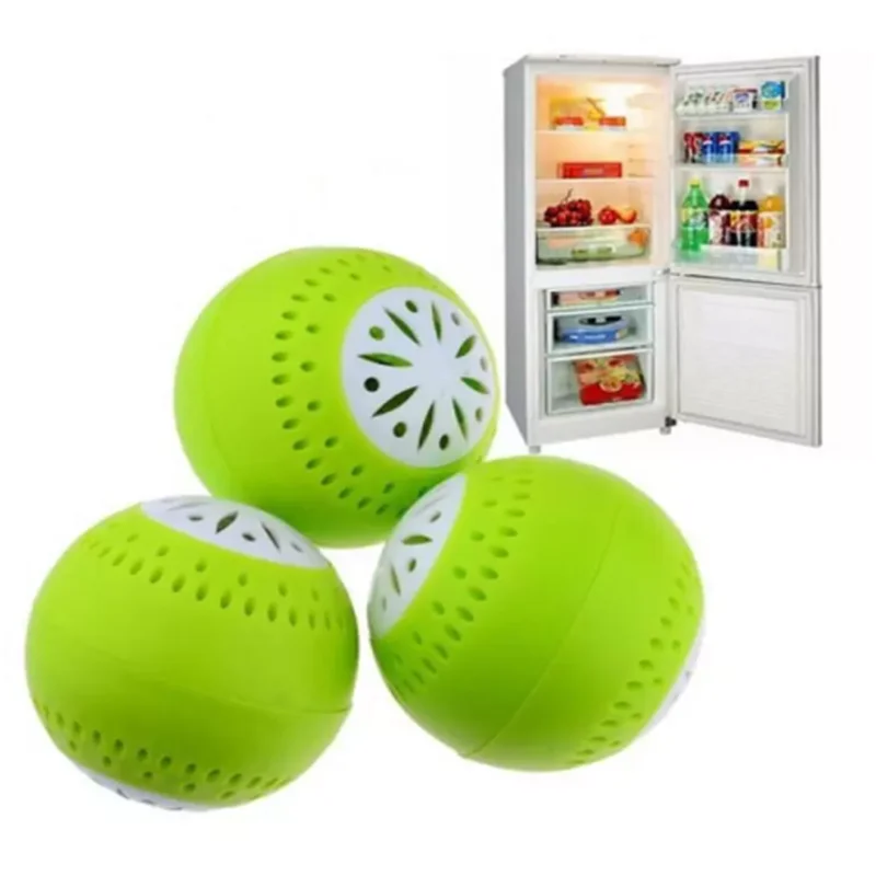 

3 Pcs/set Refrigerator Deodorant Ball Cleaning Tools Odor Activated Carbon Ice Hockey Household Cleaning Products Dryer Balls