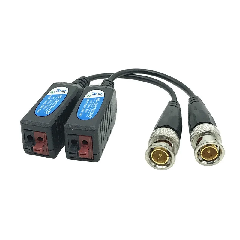 

10Pairs 5MP CCTV Camera Passive Video Balun BNC Connector Twisted Transmission Transceiver for HD 2MP 3MP 5MP AHD Camera