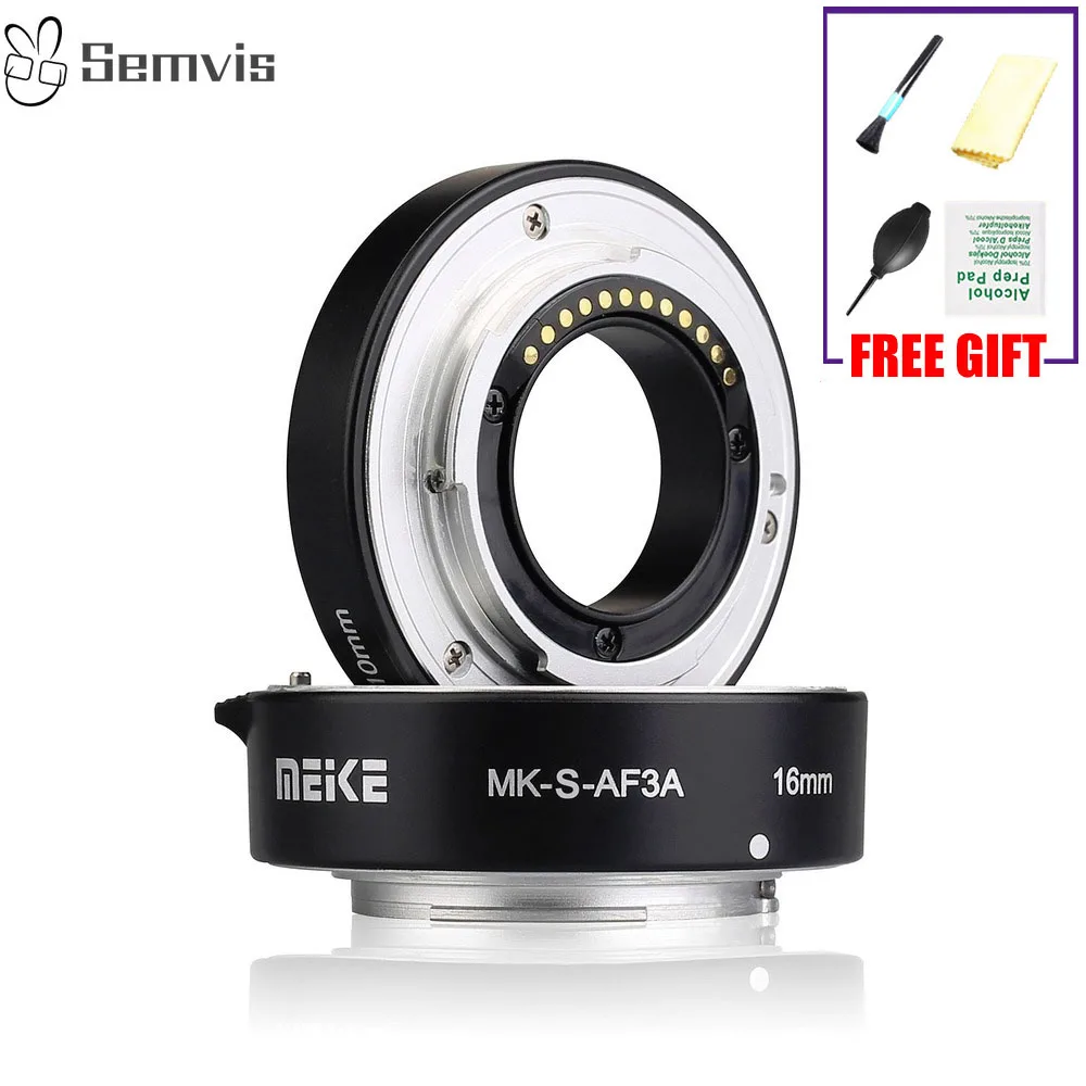 Адаптер объектива Meike для Sony адаптер объектива E/FE металлический адаптер для макросъемки беззеркальной камеры