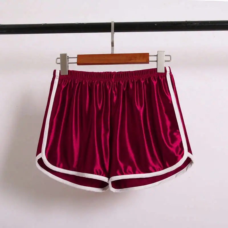 Шорты женские свободного покроя для фитнеса и тренировок в стиле пэчворк