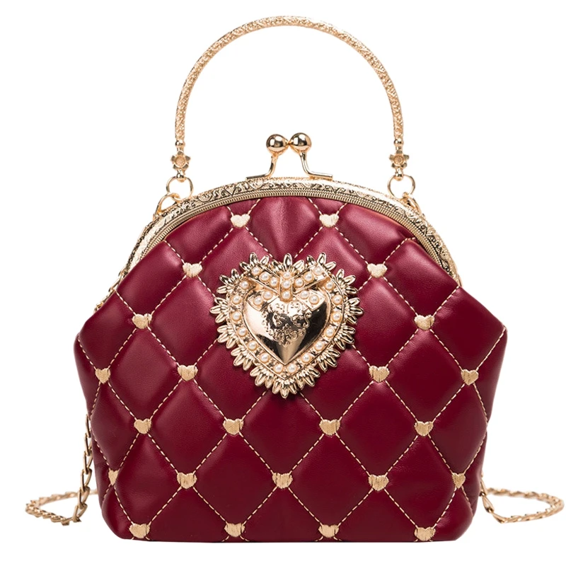 Women's Messenger Bag Retro Pouch Joker Chain Shoulder Handbag |