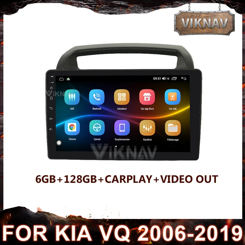 

Автомагнитола 2DIN для Kia VQ 2006-2019, мультимедийный видеоплеер, GPS-навигатор, Android, сенсорный экран