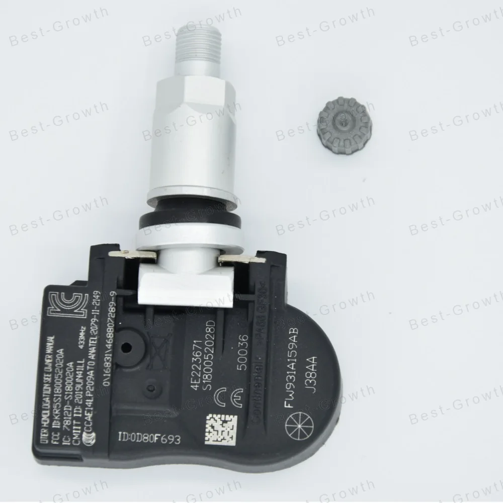 4 шт. 433 МГц система контроля давления в шинах датчик TPMS Датчик для Citroen Land Rover Jaguar