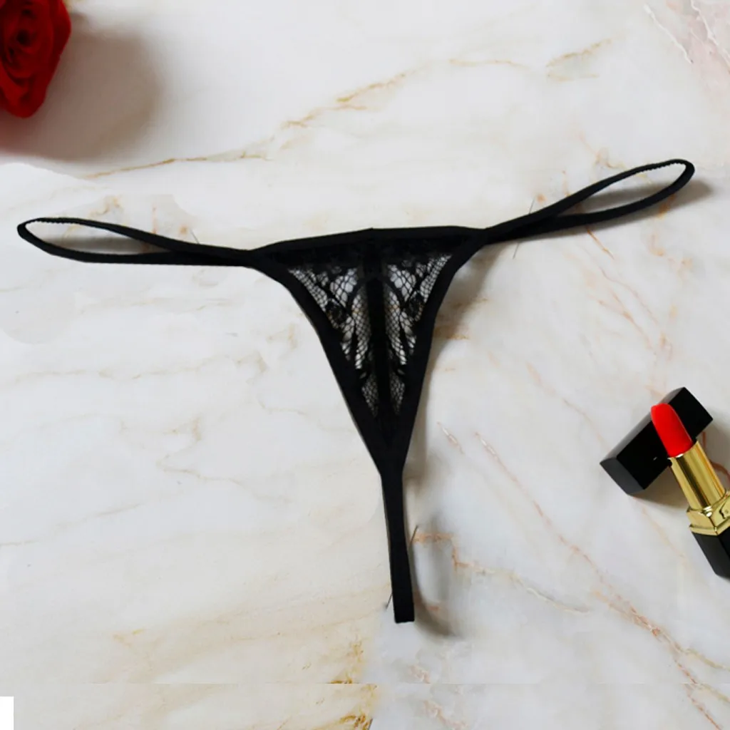 Сексуальный женский кружевной комплект Прозрачное платье с лямкой на шее