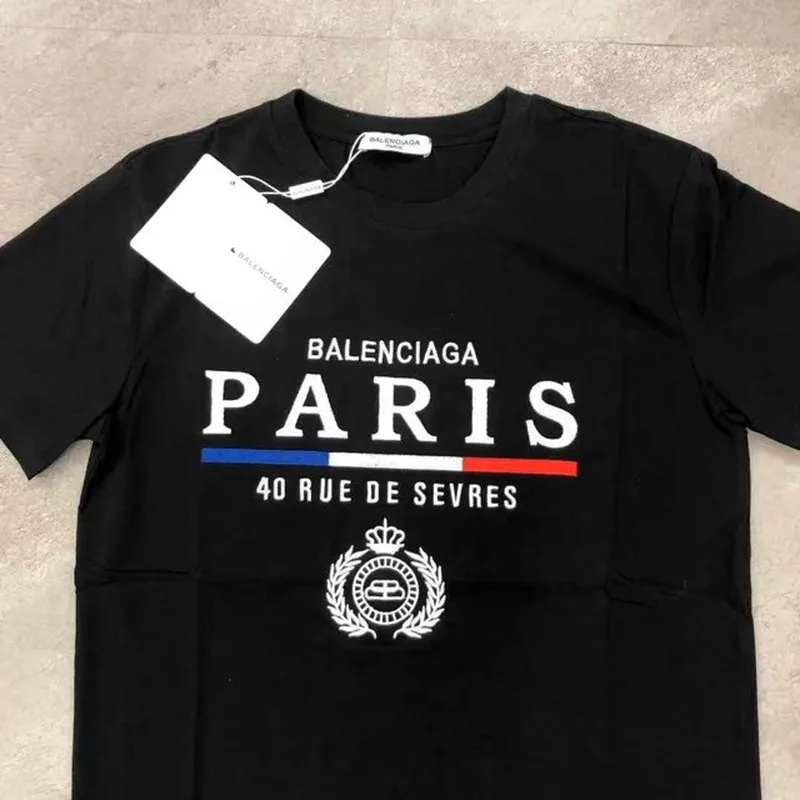 

Summer New Style Cotton T-shirt Trend Printing Neutral Round Neck Short-sleeved Casual T-shirt Tide