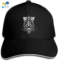 girls and man classic pointed cap cricket cap leviathan cross and tentacles satanic