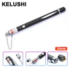 KELUSHI VFL волоконно-оптический кабель красный лазерный тестер ручка Визуальный дефектоскоп Волоконно-оптический 20 МВт искатель 20 км дальность проверки