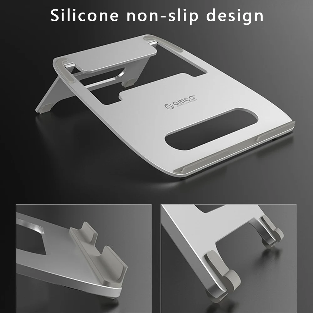 

KISSCASE Aluminum alloy Laptop Stand Foldable bracket For Notebook Stand Increase Support Hollow Heat dissipation accessories