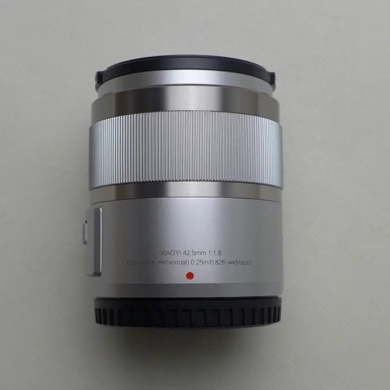 Новый 42 5 мм F1.8 фиксированный объектив для XiaoYI M1 Panasonic GF6 GF7 GF8 GF9 GF10 GX85 G85 Olympus E-PL9 E-M5Mark