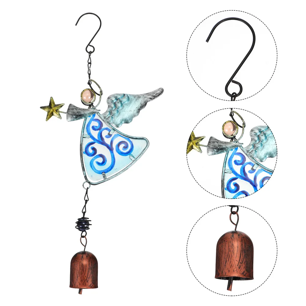 

1pc Angel Wind Chime Yard Garden Decor Balcony Hanging Wind Chimes Pendant