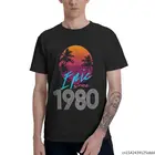 Футболка мужская с коротким рукавом и принтом кокосового дерева, 41 год