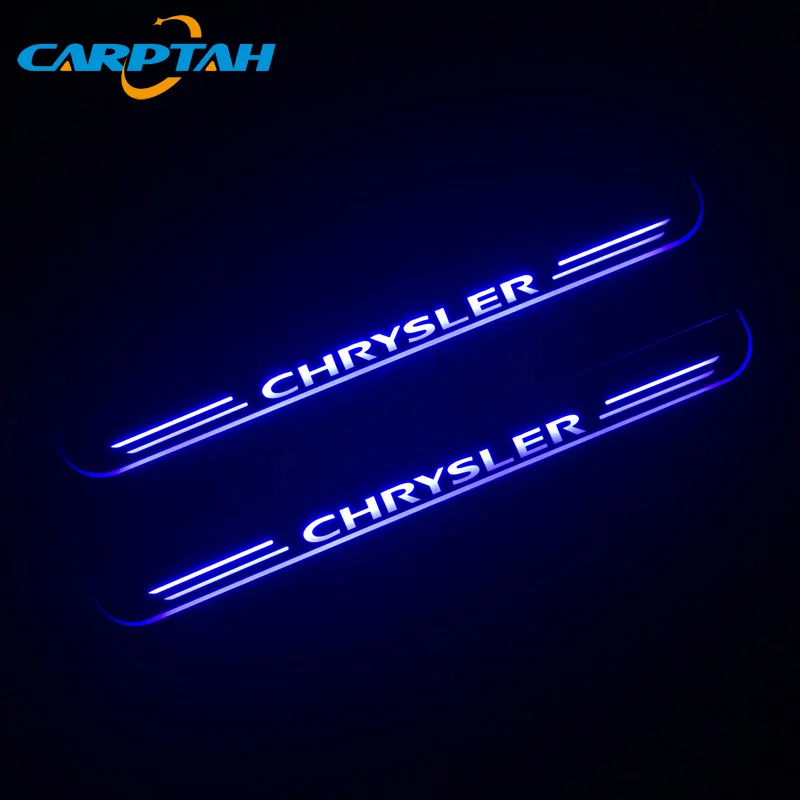 CARPTAH автомобиля внешние Запчасти светодиодный порога Накладка путь динамический