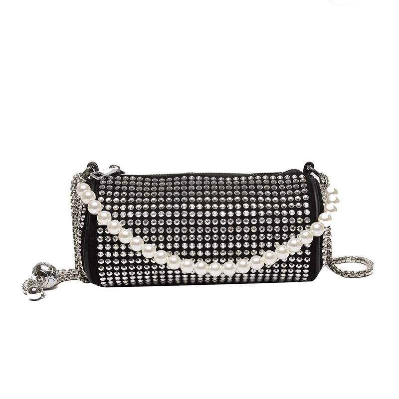 Bling Diamonds Evening Clutch Bag Women New Korean Soft Pillow Small Handbag Shoulder bags Ladies Dinner Party Clutch Purse