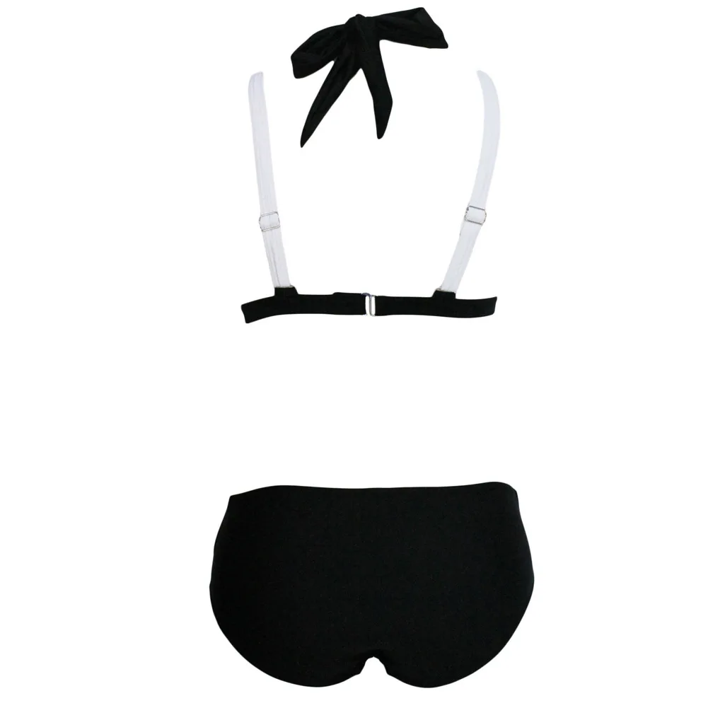 Women's Swimsuit 2022 Sexy Bikini New Stylish Swimwear multi-color Bikinis cross-splitting for Small Chest Black White Korean | Женская