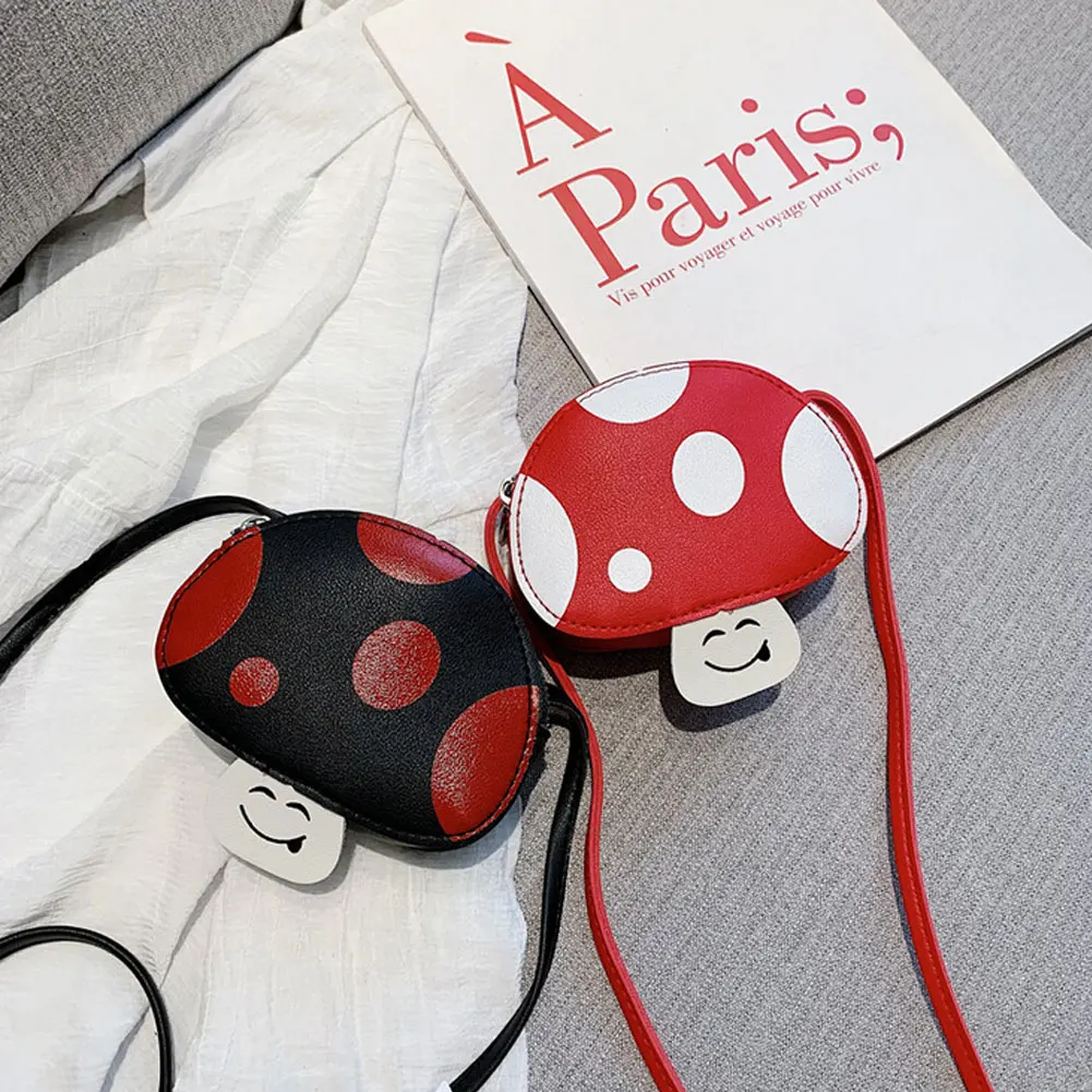 Мини-сумка для девочек кошелек на молнии мультяшная сумка через плечо в форме