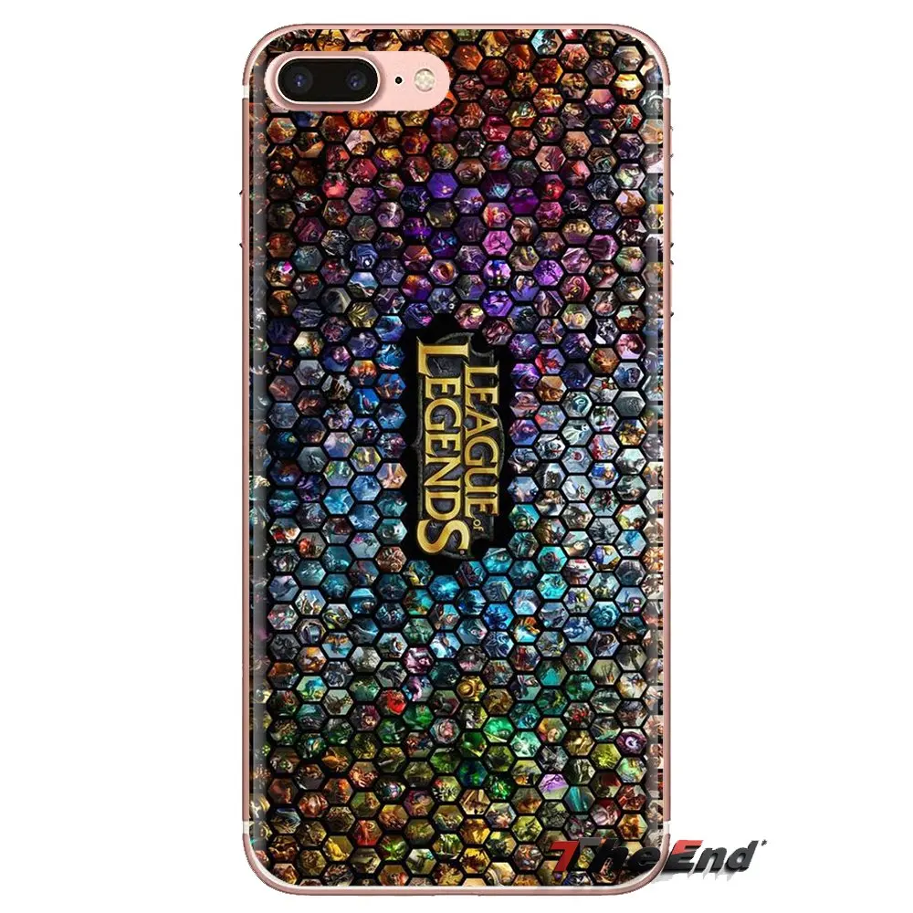 Мягкие чехлы ETFC-21 игра League of Legends для iPhone XS Max XR X 4 4s 5 5S 5C SE 6 6S 7 8 Plus samsung Galaxy J1 J3 J5 J7 A3 A5 |
