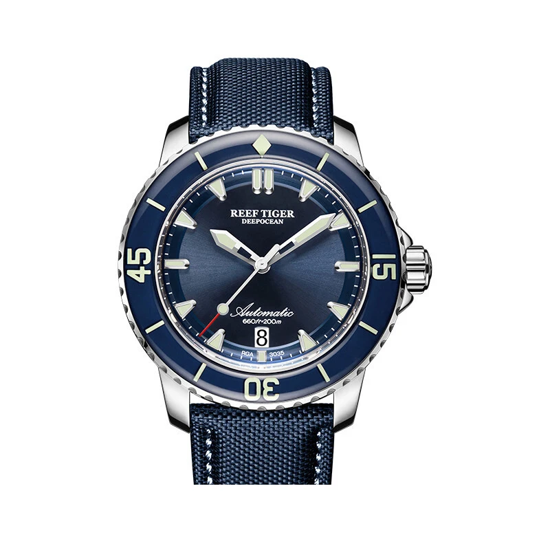 Для мужчин для дайвинга наручные часы мужские автоматические Риф Тигр человек