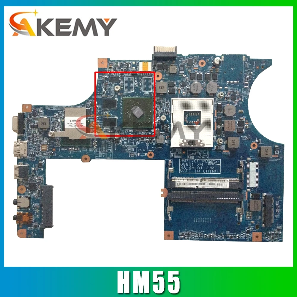 Материнская плата Akemy для ноутбука ACER Aspire 3820 3820TG JM31-CP материнская MB.PV001.001 09921-3 48 4hl01.