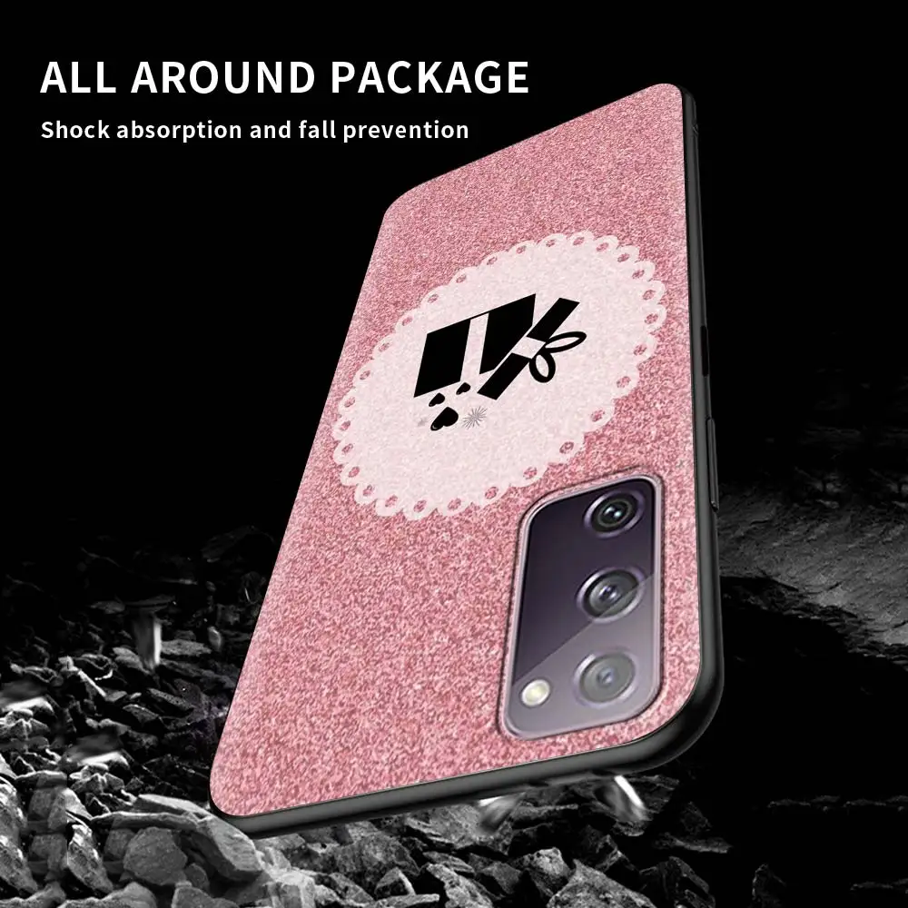 

Cute Pink Pattern Tpu Case For Samsung S20 FE S21 S10 S9 Plus S8 S10e for Galaxy Note 20 Ultra 10 Lite 9 Soft Phone Cover