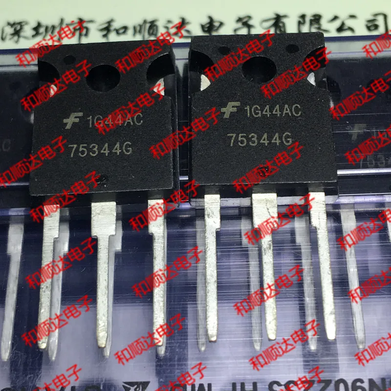 10pcs/lot HUF75344G3 New stock TO-247 55V 75A | Электронные компоненты и принадлежности