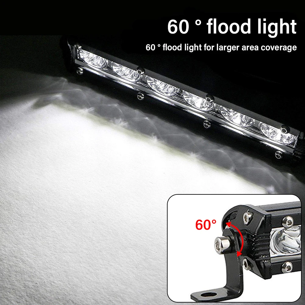 

Точечный светодиодный светильник 7 дюймов, 18 Вт, Лампа рабочего освещения IP67, водонепроницаемый портативный Точечный светильник для внедор...