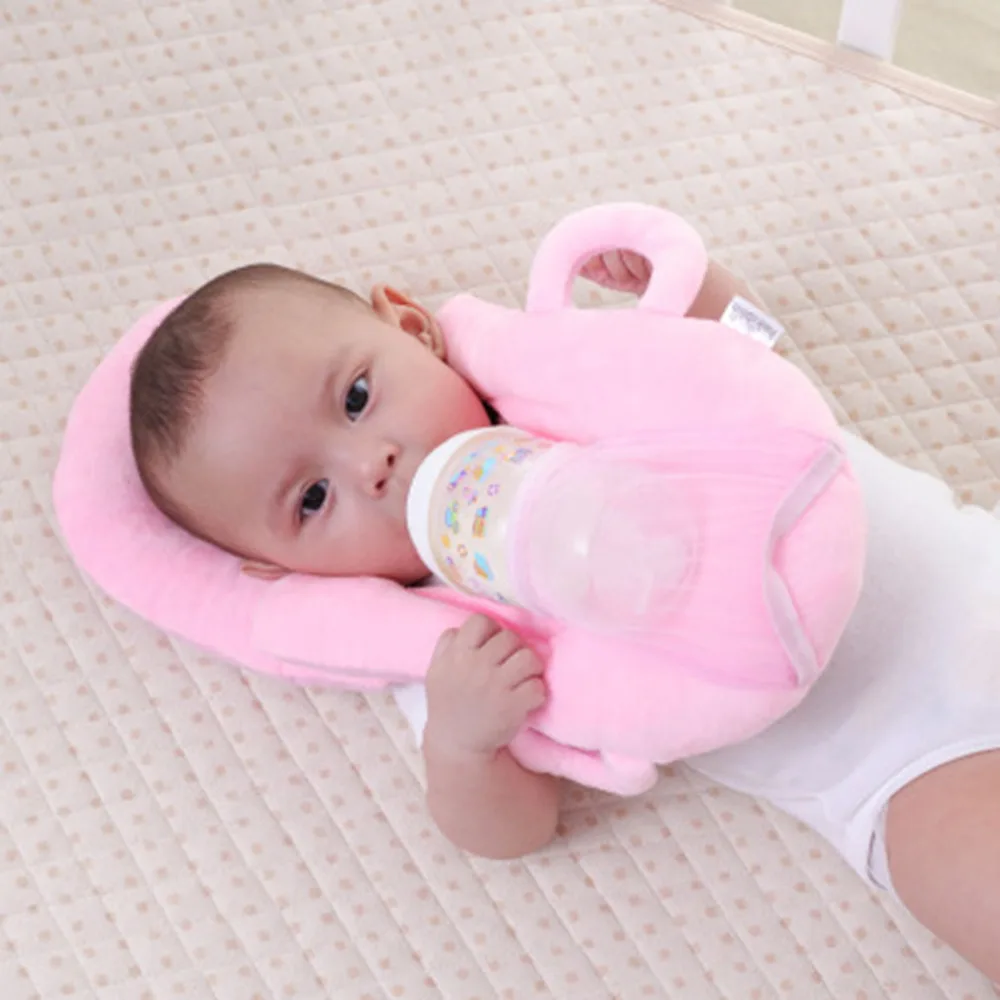 Coj&iacute;n multifuncional para lactancia de beb&eacute;, almohada lavable antisaliva para leche, fija para alimentaci&oacute;n infantil-2