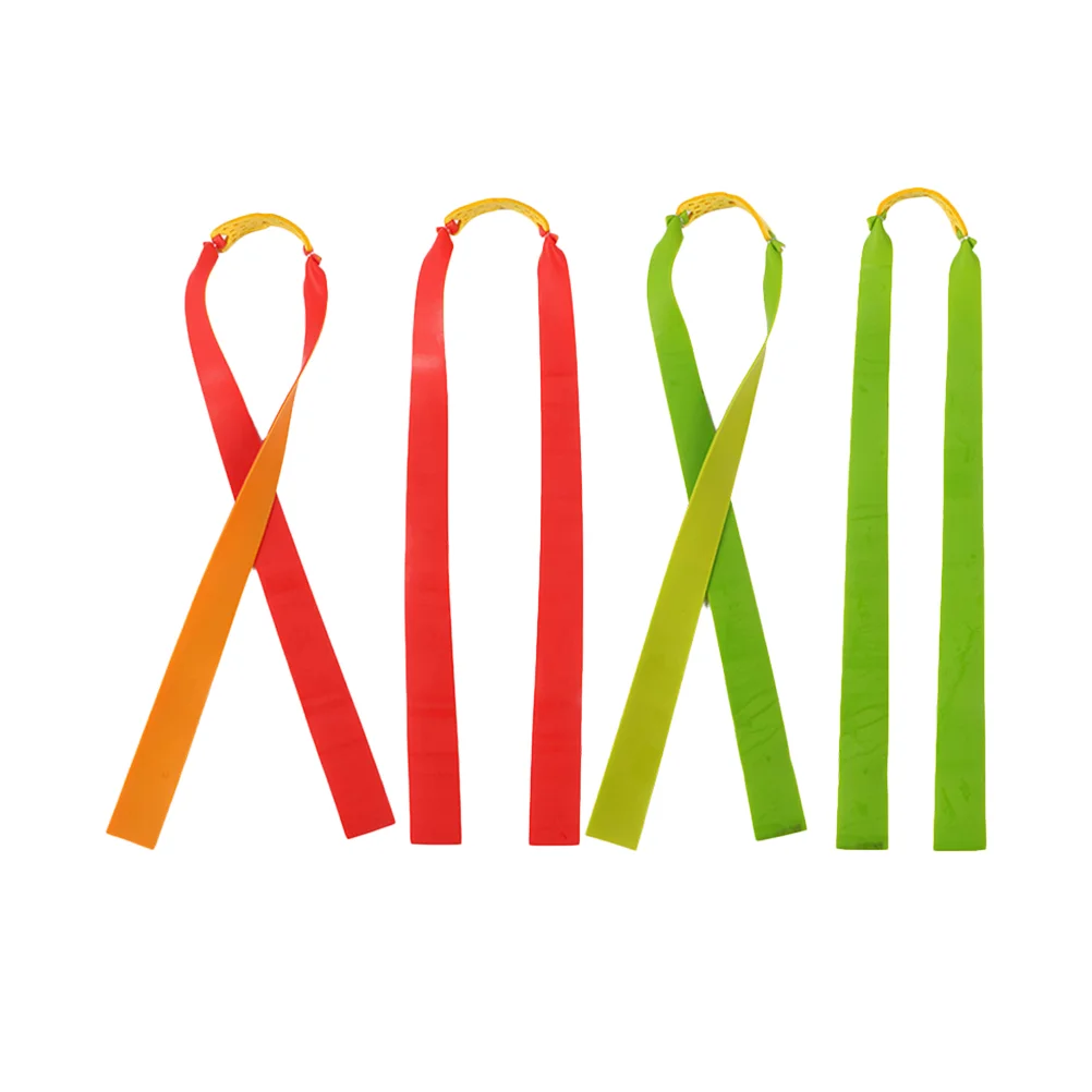 

4pcs Slingshot Rubber Band Athletics Slingshot Special Rubber Band for Man Woman (Random Color)
