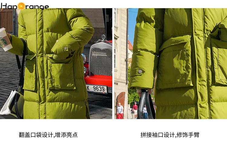 Зимние женские парки с хлопковой подкладкой длинное пальто большого размера до