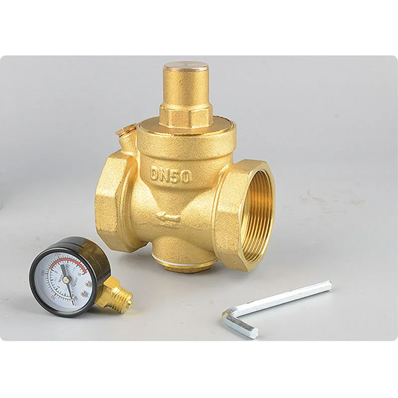 Латунный регулятор давления воды DN25 регулируемый предохранительный клапан 1