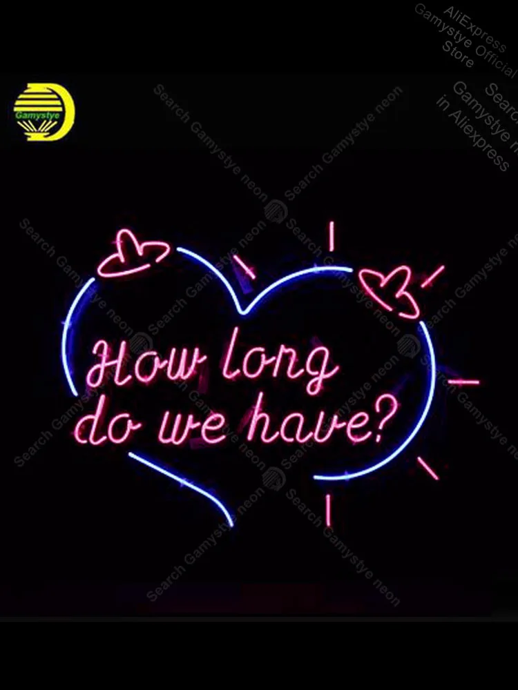 

Neon Signs for How long do we have Restaurant Beer love room Neon Lights Neon Light Signs for Store Advertise Neon Pet Shop Sign