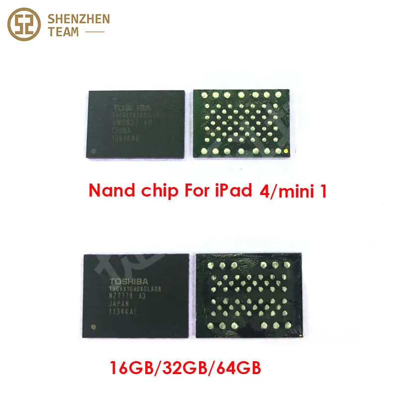 

SZteam 16 ГБ 32 ГБ 64 Гб HDD Nand чипы памяти для iPad 4 / mini 1
