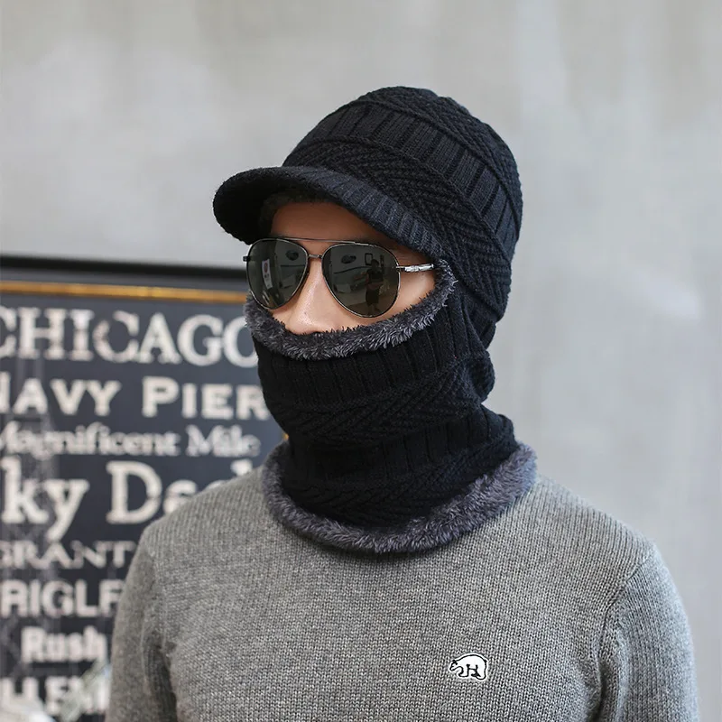 

Winter Hat Skullies Beanies Hats Winter Beanies For Men Women Wool Scarf Caps Balaclava Mask Gorras Bonnet Knitted Hat