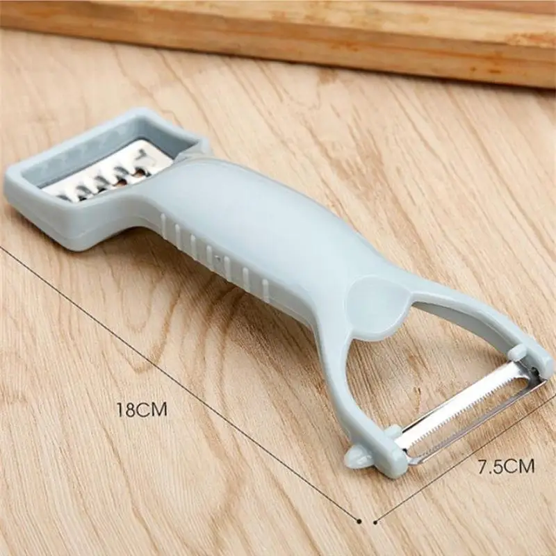 Овощной очиститель с двойной головкой терка для картофеля и морковки резак 2 в 1