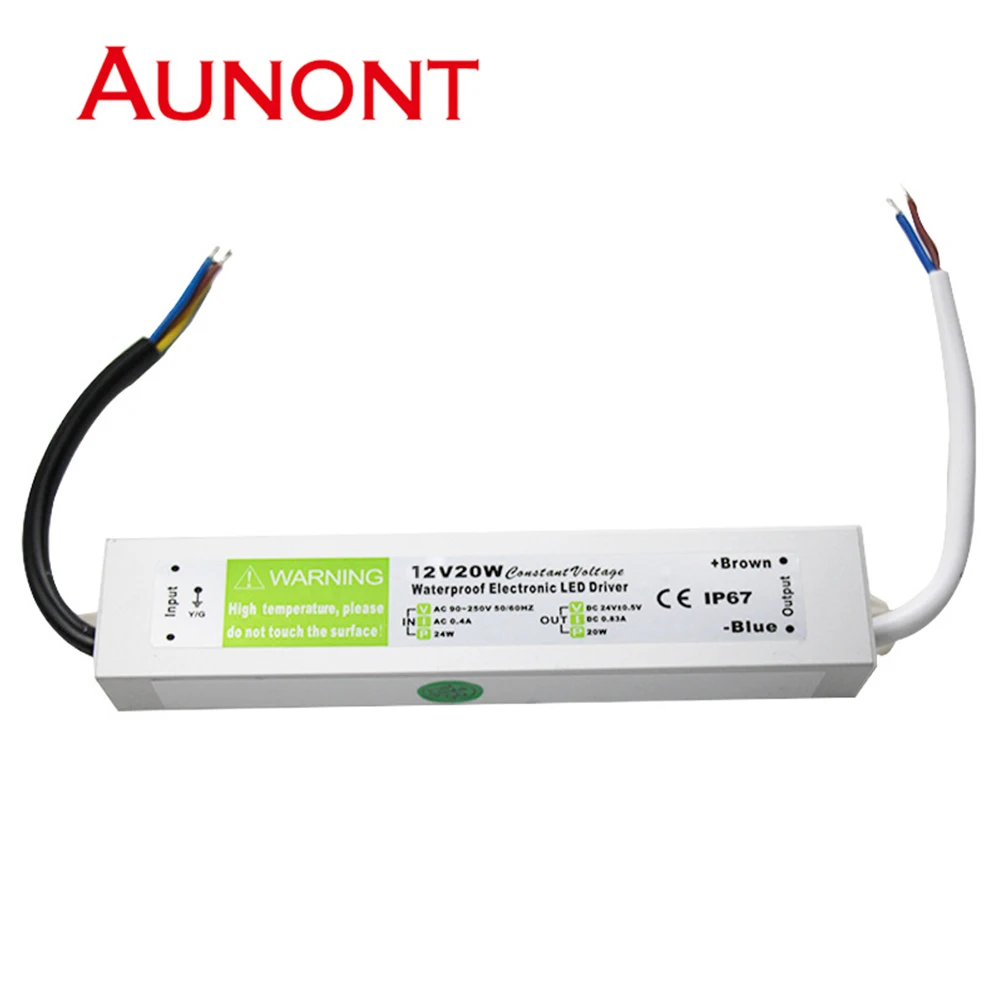 Светодиодный адаптер питания IP67 внешний трансформатор для светодиодного