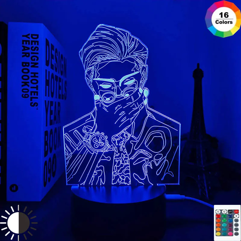 

Anime Lamp Kento Nanami Light Jujutsu Kaisen Led Night Light for Birthday Gift Jujutsu Kaisen Nightlight Kento Nanami Lamp