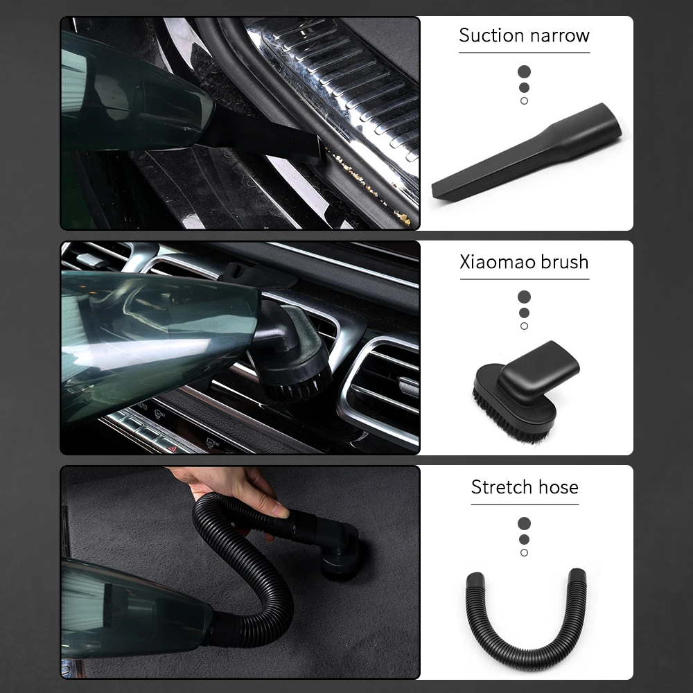 

120w Handheld Vacuum Cleane Powerful Cleaning Dust For Machine Auto Home Keyboard Rechargeable Car Cleaning Tools Accessories