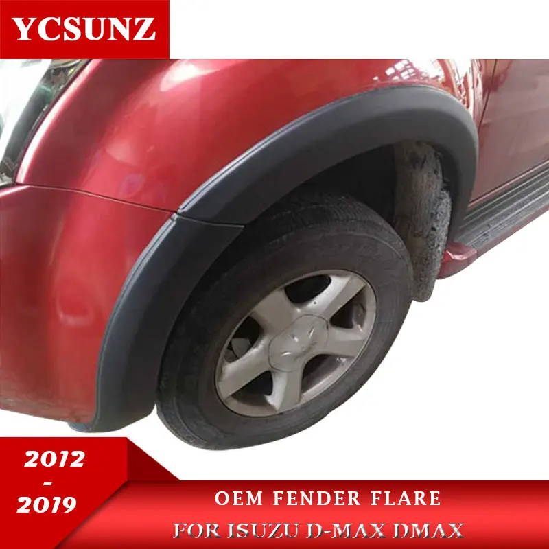 

2012-2019 OEM Fender Flares Accessories Mudguards For Isuzu D-max dmax 2012 2013 2014 2015 2016 2017 2018 2019 wheel arches