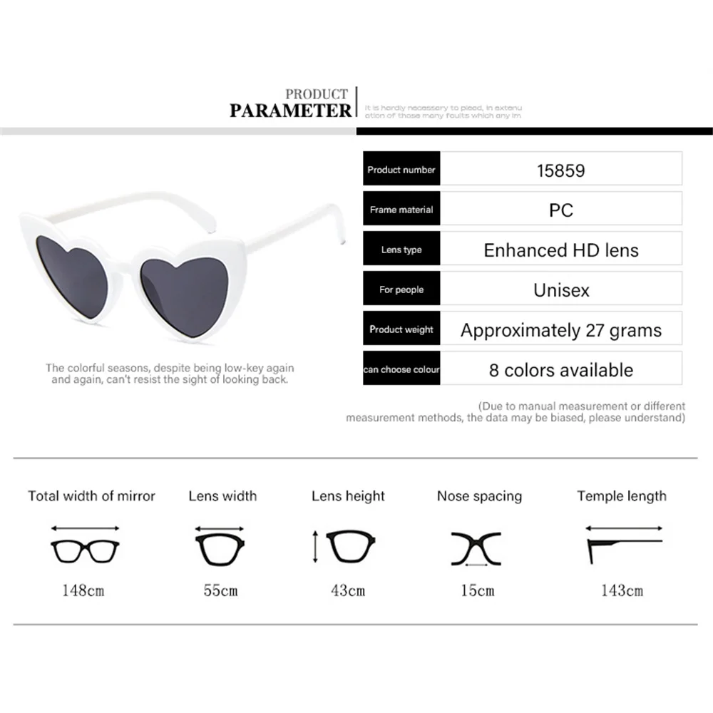 

WOENFEL Vintage Heart Shaped Sunglasses Reto Luxury Sun Glasses Women Men Designer Love Fashion Classic Brand Travel Eyewear