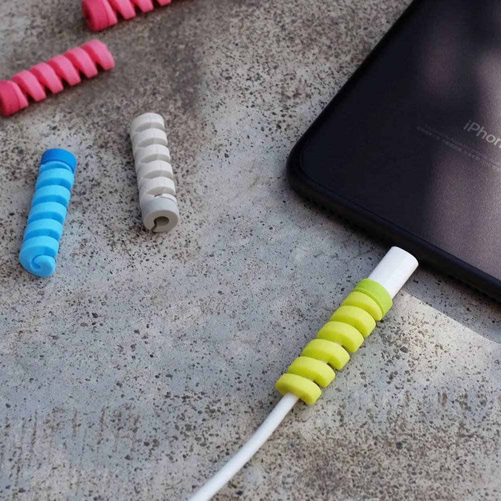 1 шт. красочный протектор Защитная крышка для IPhone X XS XR USB зарядное устройство