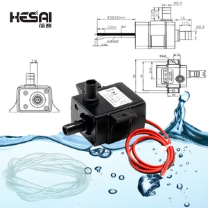 Водяной насос 12 В Ultra-Quiet4.2W 240 лч, водостойкий Бесщеточный насос, Погружной водяной мини-насос