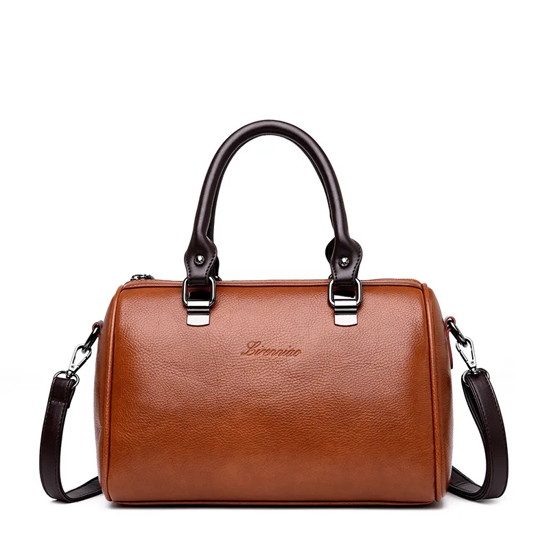Bolsa Feminina Tote роскошные сумки женские сумки дизайнерские сумки высокого качества кожаные сумки через плечо для женщин - Цвет: BROWN