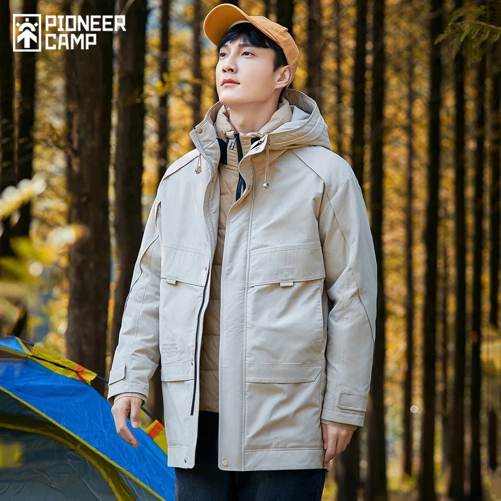 Pioneer Camp 2020 Winter Outdoors Men's Jackets Coats Waterproof Wind proof Warm Think Coats for Male XYR016197S