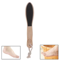 1pcs portable sandpaper foot file callus dead skin remover pedicure woodsandpaper handle pedicure callus remover tools